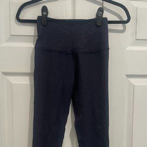 Beyond Yoga Navy Glitter Leggings